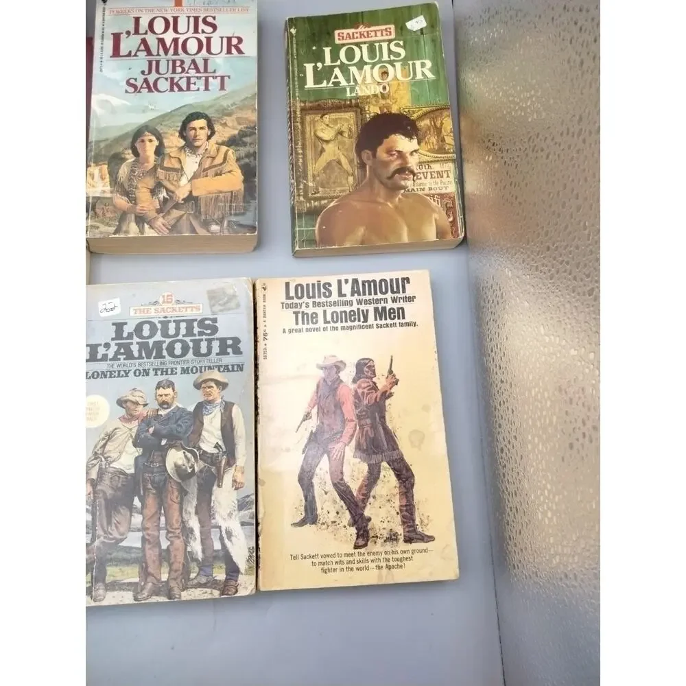 Lot of 11 Louis L’Amour “The Sacketts” Series Trade Paperback Western Books (2)